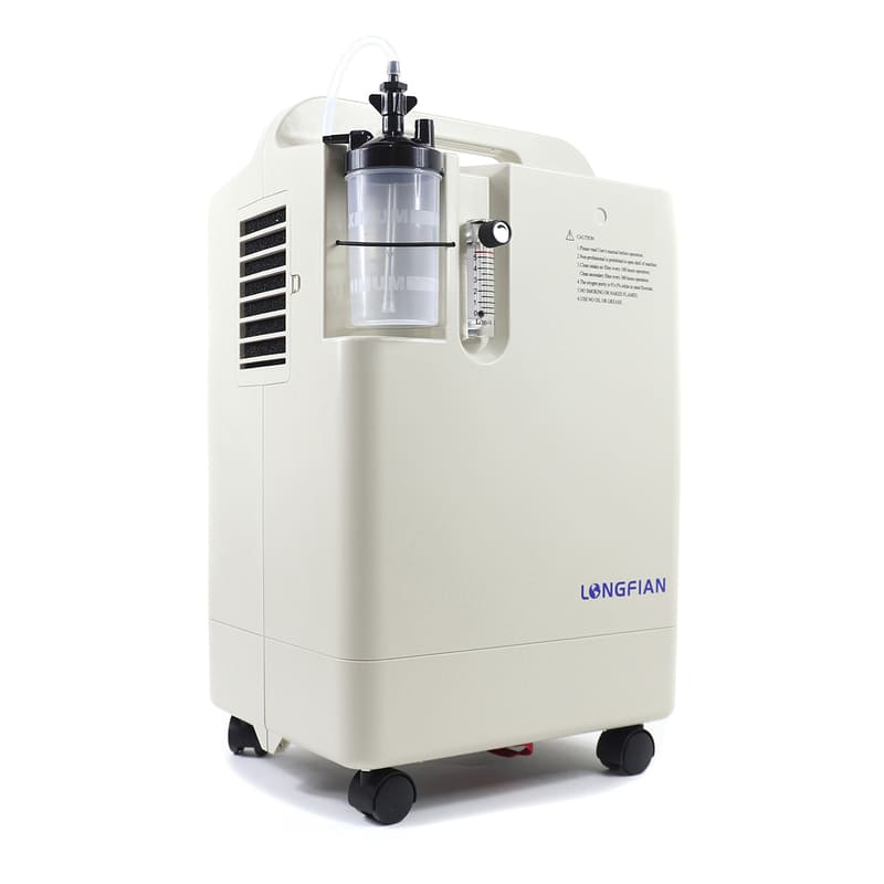 CONCENTRADOR DE OXÍGENO 5 LITROS LONGFIAN 24/7 FIJO C/ ACCESORIOS 