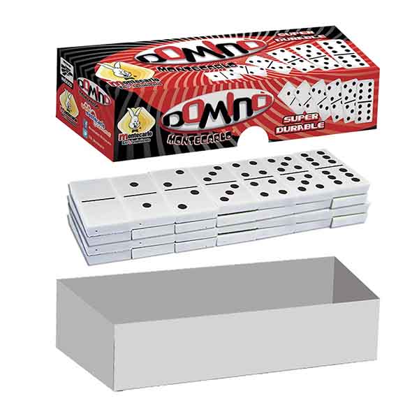 Dominó Montecarlo Juego de mesa clásico Familiar Fiesta