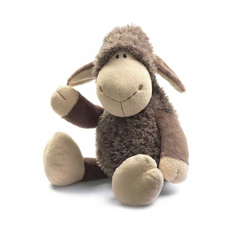 BORREGO CAFÉ 80CM SENTADO