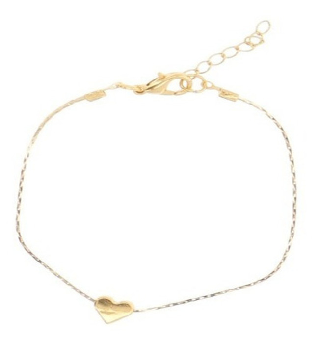 Pulsera Brazalete Chapa Oro POLO RIVERA dije CORAZON