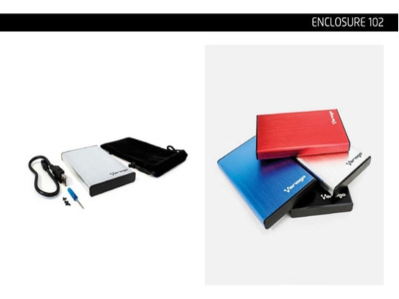 Case Para Disco Duro 2.5 Hdd Ssd Sata Usb 3.0 Vorago Negro Windows Mac Nuevo Sellado Hasta 2tb