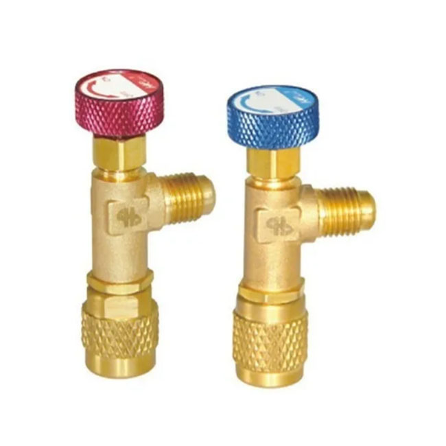Válvulas para cargar refrigerante R22 y R410a
