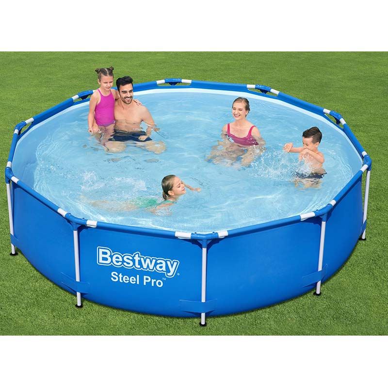 Alberca Estructural Circular Psicina con Bomba Redonda 4,678 Lts 3 mts  Bestway