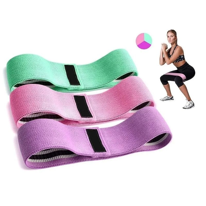 Bandas Para Ejercicio De Resistencia De Cadera Yoga 3 Piezas