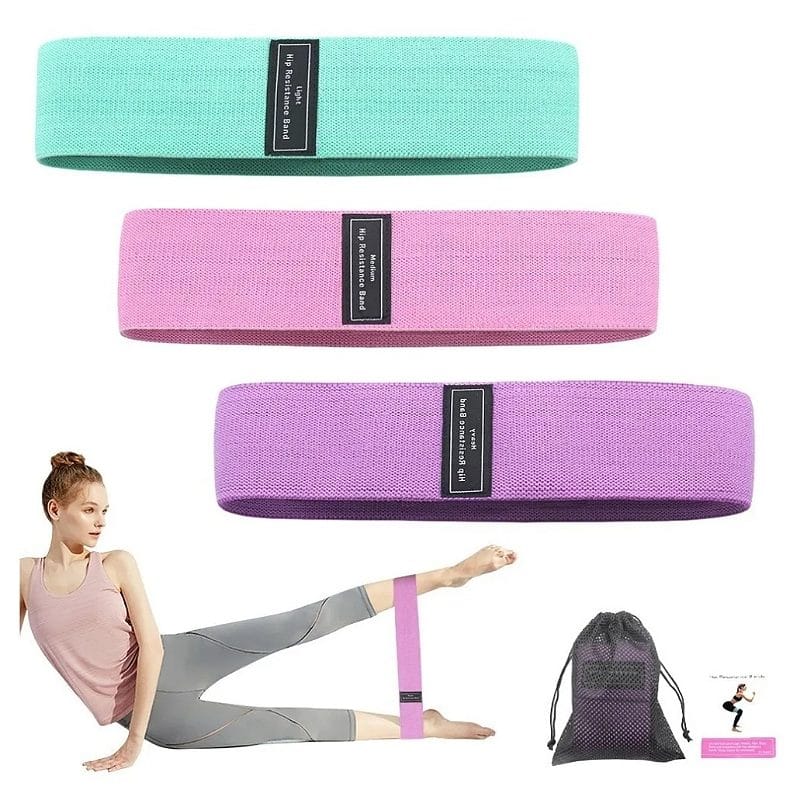 Bandas Para Ejercicio De Resistencia De Cadera Yoga 3 Piezas