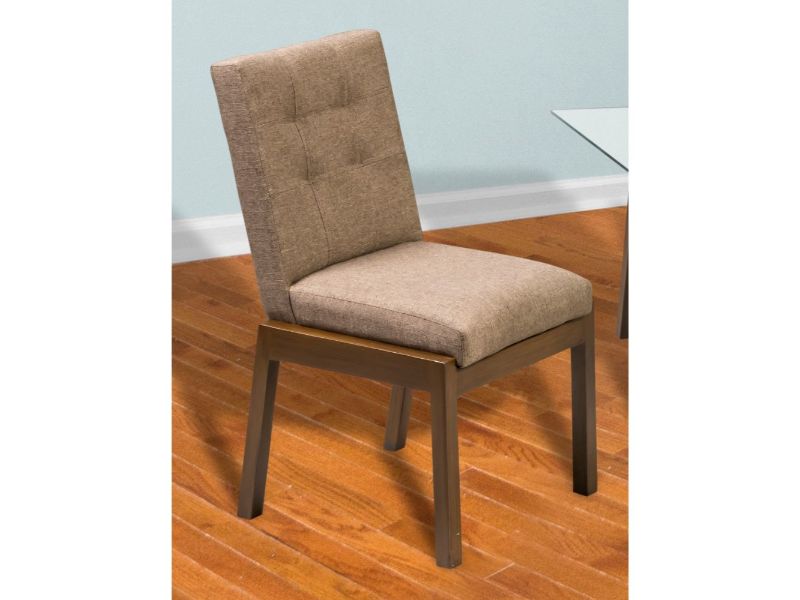 Comedor Luisiana 6 Sillas Y Base Madera con Cubierta de Cristal.