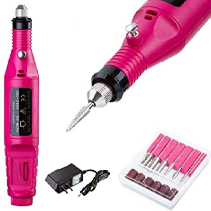 Kit De Uñas Arte Y Decoración De Uñas Taladro + Esmaltes  Uñas Acrílicas Arte decorativo Cuidado de Manos Kit Manicura