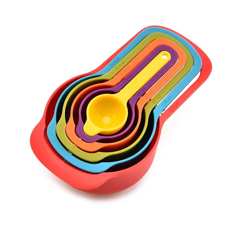 Taza Medidora Cucharas Medidoras Repostería Juego de 6pz Gramos Cocina 