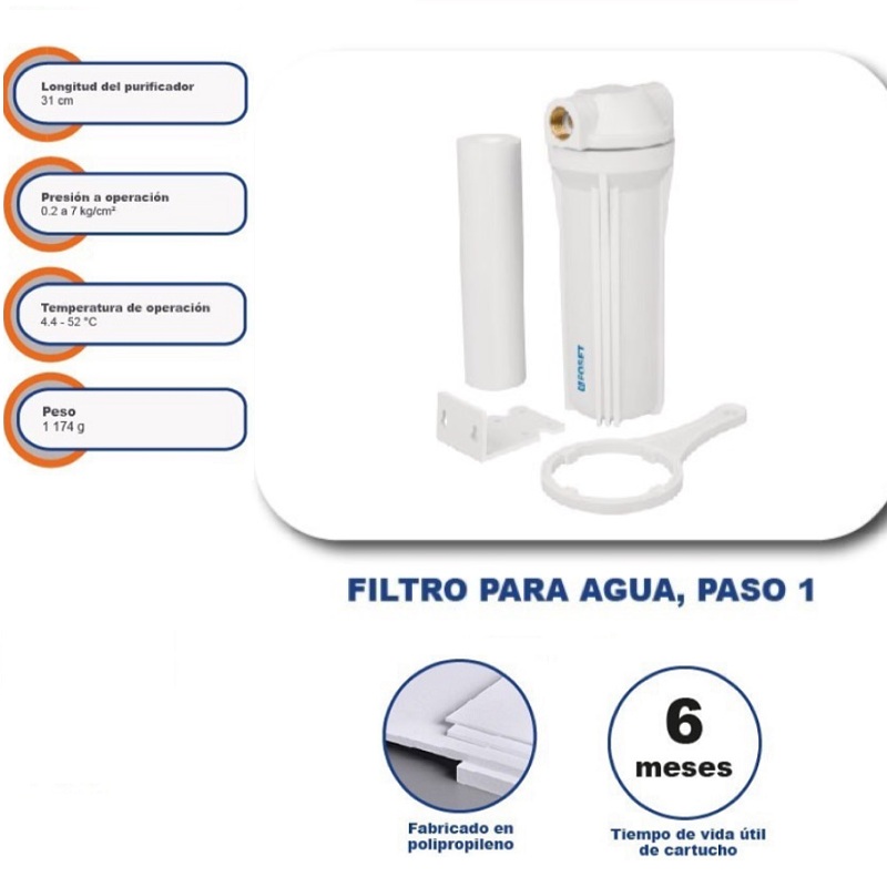 Filtro Para Agua Foset 49215 