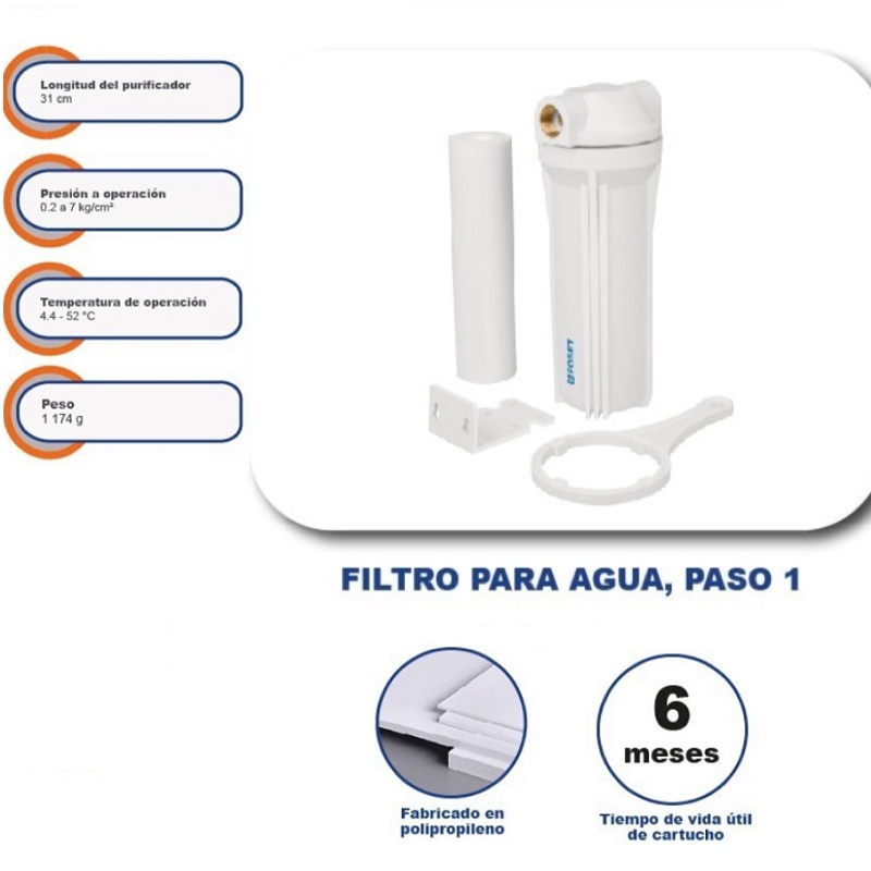 Filtro Para Agua Foset 49215