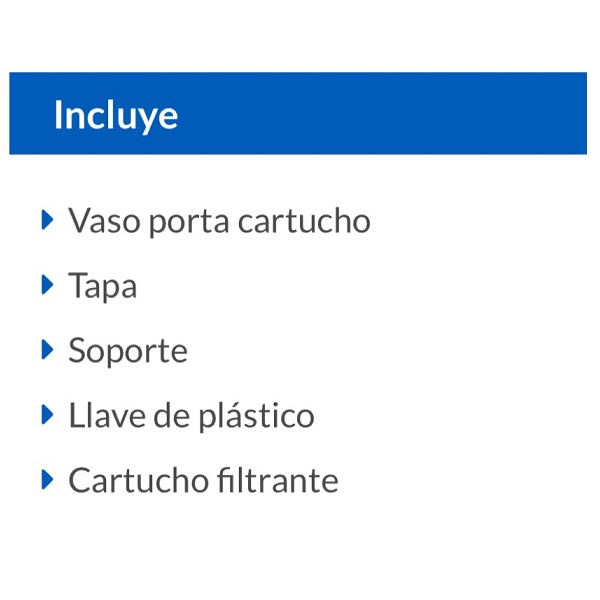 Filtro Para Agua Foset 49215 