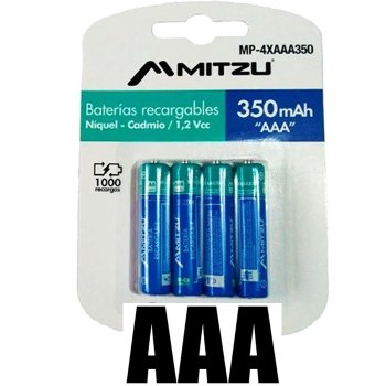 Mitzu® Kit de 40 pilas alcalinas de diferentes tamaños tipo botón