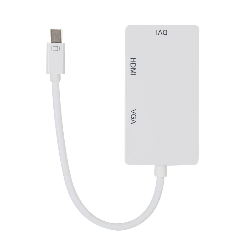 Adaptador Mini DisplayPort-Thunderbolt a VGA-HDMI-DVI / 506-412