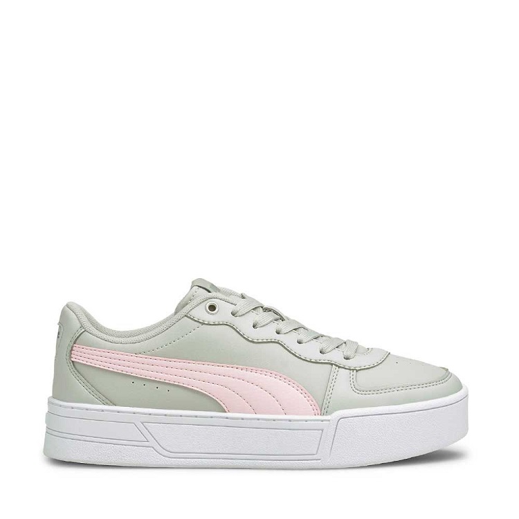 Tenis Puma Jr 6603 Dama Gris Originales