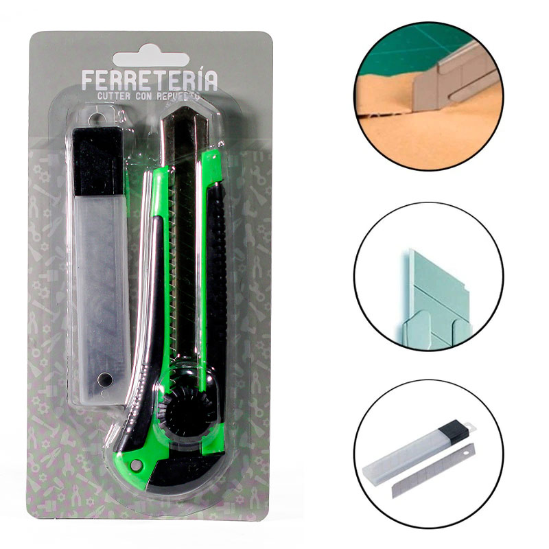 Cutter Acero Inoxidable Cuchilla Repuesto