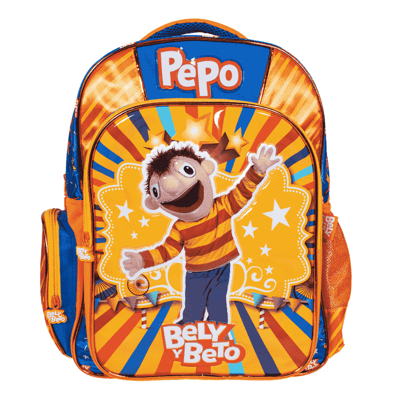 Mochila Bely Y Beto Niño Escolar De Pepo Oficial Originals