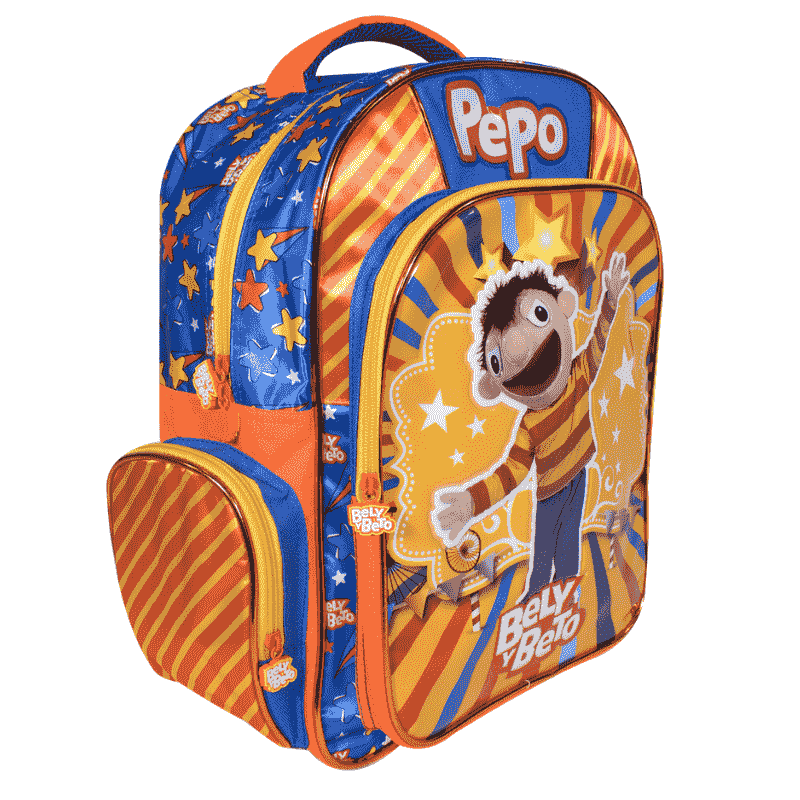 Mochila Bely Y Beto Niño Escolar De Pepo Oficial Originals