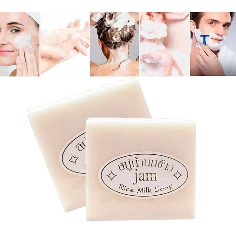 Jabón Arroz Leche Ric Milk Soap Jam Anti manchas Aclara