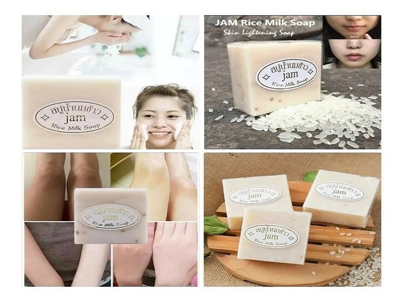 Jabón Arroz Leche Ric Milk Soap Jam Anti manchas Aclara