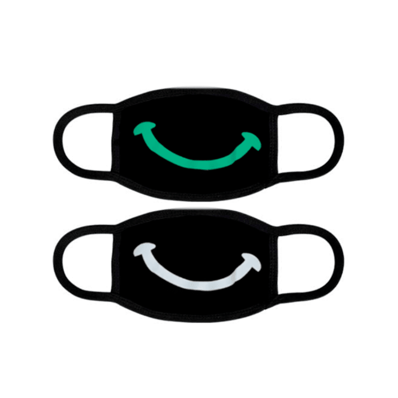 Cubrebocas Paquete 5 pz Tela Flourescente Brillante Diferentes Modelos