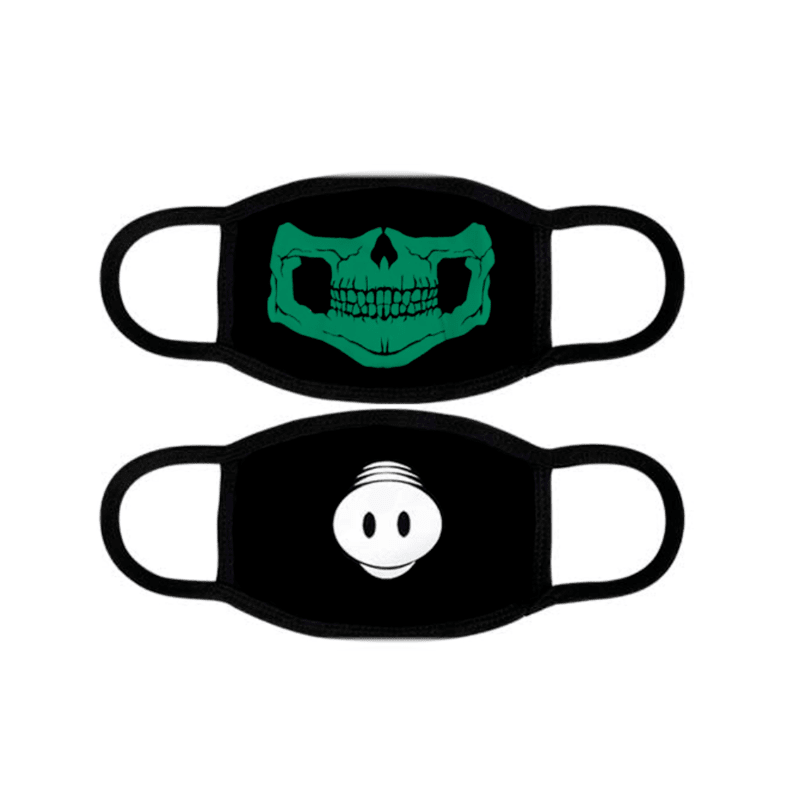 Cubrebocas Paquete 5 pz Tela Flourescente Brillante Diferentes Modelos