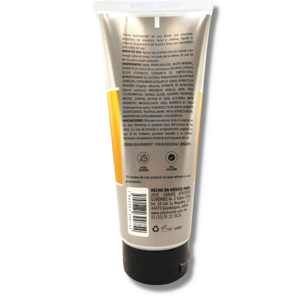 Crema Reafirmante Tonificante Efecto Termogénico con Alcachofa y Jengibre