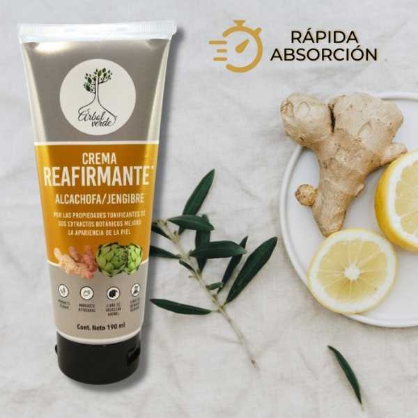 Crema Reafirmante Tonificante Efecto Termogénico con Alcachofa y Jengibre