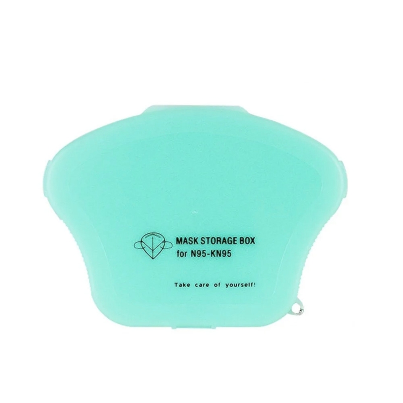 Porta cubrebocas KN95 de plástico 