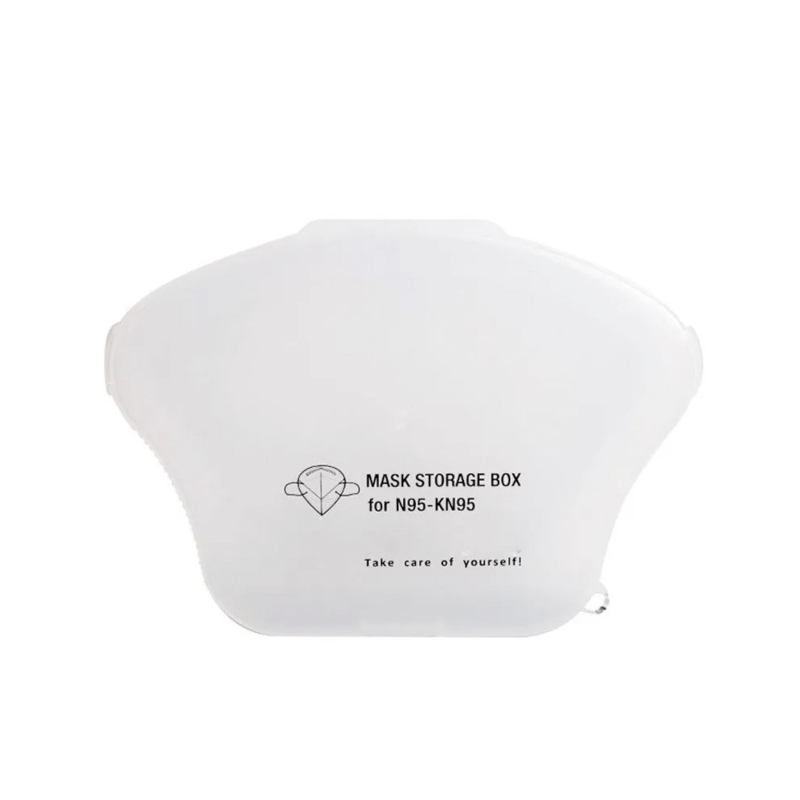 Porta cubrebocas KN95 de plástico 