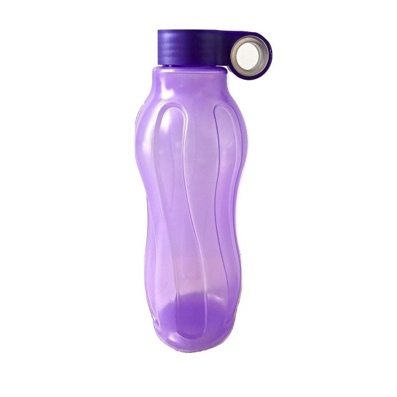 Botella Para Agua De Plástico Tapa De Rosca Colores 1 Litro morada
