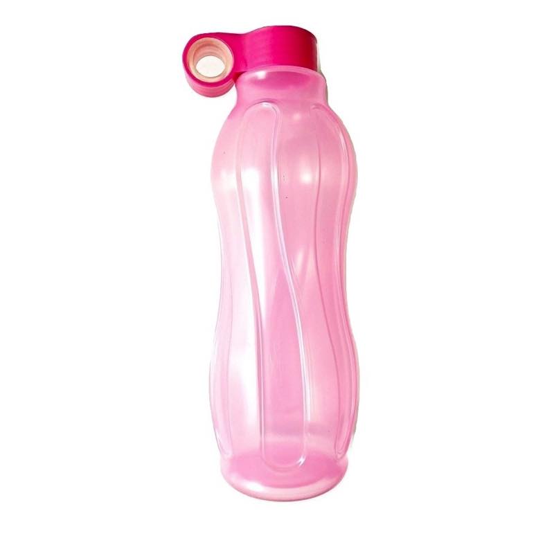 Botella Para Agua De Plástico Tapa De Rosca Colores 1 Litro rosa