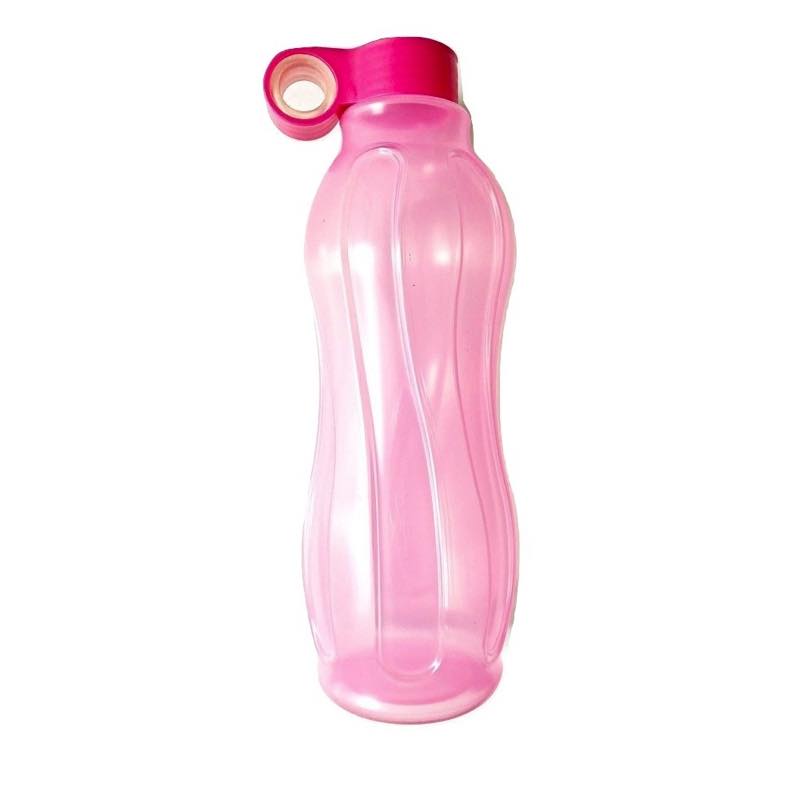 Botella de vidrio para agua y té 1 litro, color Rosada Color Rosado