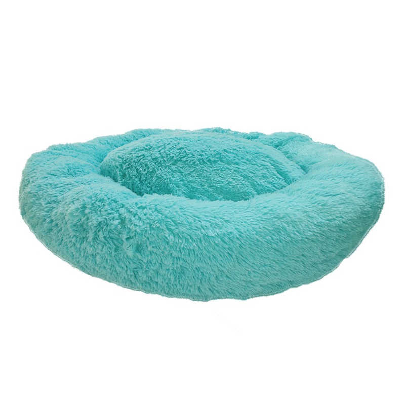 Cama de Peluche Confortable para Mascota, Tres Tamaños, Color Menta