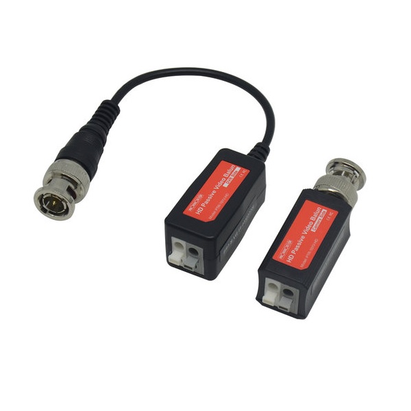 VIDEO BALUN AHD 4 MEGAPIXELES EXTENSION CVBS 200M CVI TVI 150M SEGURIDAD VIGILANCIA CASA OFICINA PTR-101V-HD+