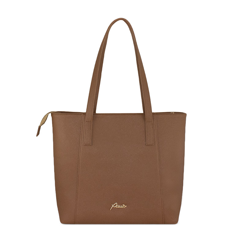 bolsa tote modelo misty color cafe  