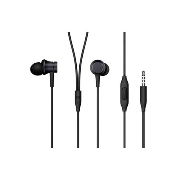 Audífonos Piston Basic Xiaomi Manos Libres Jack 3.5 Original Negro