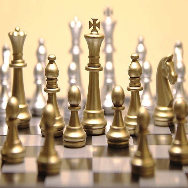 Ajedrez Magnético Plegable Oro Y Plata Chess Red Zone