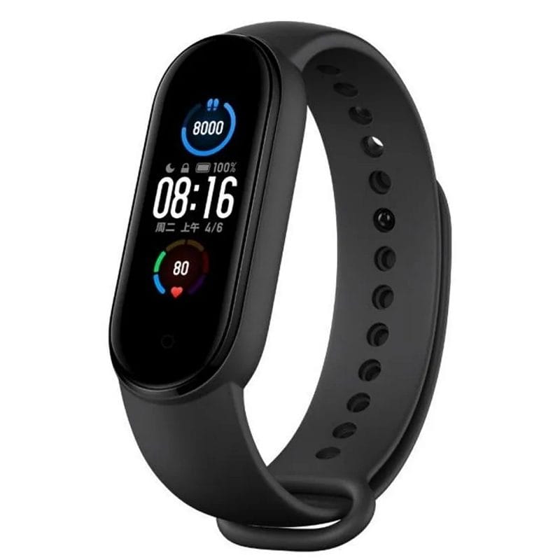  Xiaomi Mi Smart Band 5 1.1" caja de plástico pc malla black de elastómero termoplástico y aleación de aluminio XMSH10HM