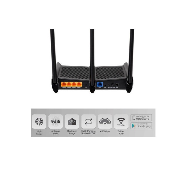 Router TP-LINK Rompe Muros de Alta Potencia