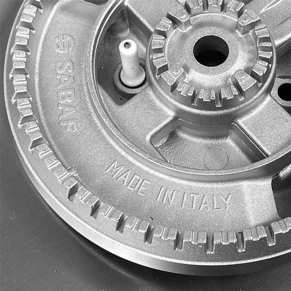 Parrilla de gas L.P. empotrable 70cm SUPRA ETERNITY de acero inoxidable con 5 quemadores