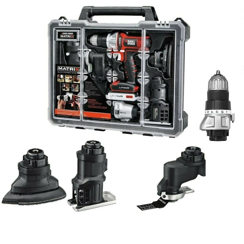 Taladro Matrix Kit 6 En 1 Multi Herramienta 6 Volts