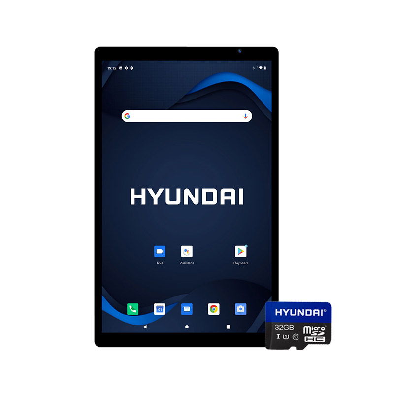 Tablet Hyundai HyTab Plus 10WB1, 2GB, 32GB, Android 10, 10.1", 2MP/5MP, Gris + Hyundai microSDHC 32GB