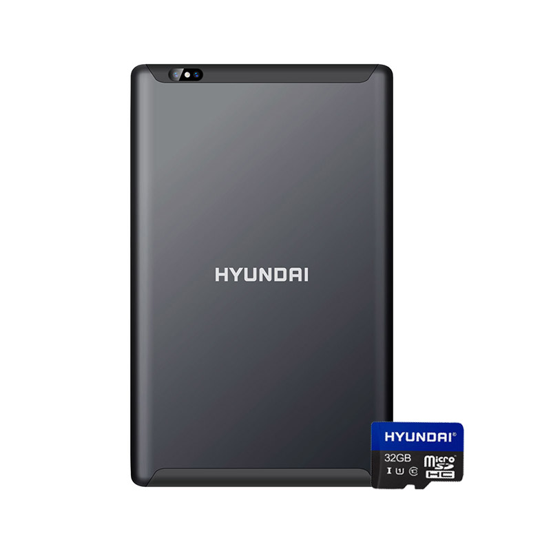 Tablet Hyundai HyTab Plus 10WB1, 2GB, 32GB, Android 10, 10.1", 2MP/5MP, Gris + Hyundai microSDHC 32GB