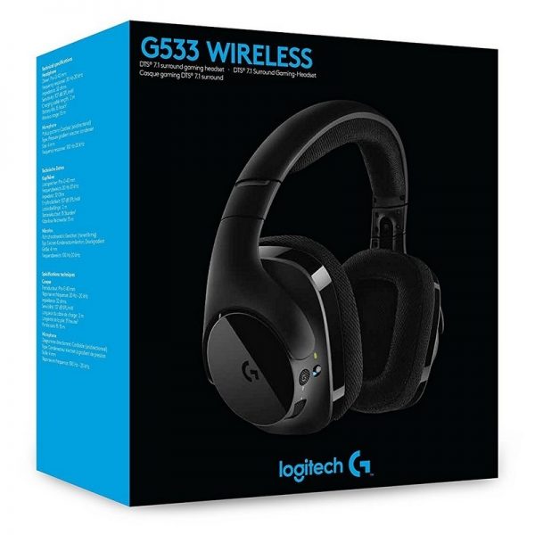 DIADEMA GAMER LOGITECH G533 INALAMBRICO USB NEGRO