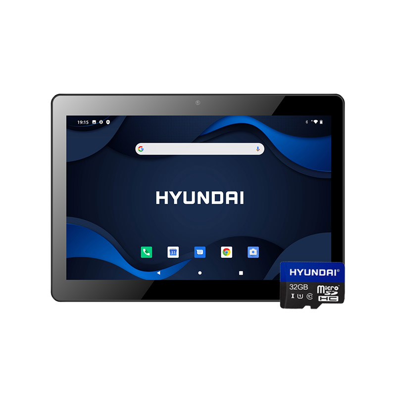 Tablet Hyundai HyTab Plus 10LC2 4G, 2GB, 32GB, Android 10, 10.1", 2MP/5MP, Black + Hyundai microSDHC 32GB