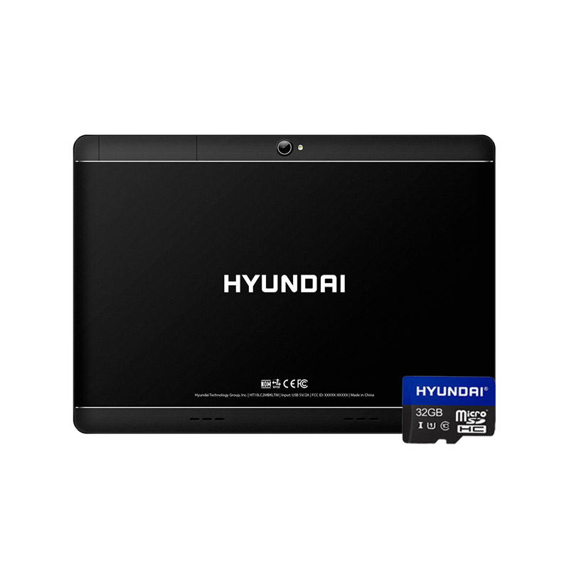 Tablet Hyundai HyTab Plus 10LC2 4G, 2GB, 32GB, Android 10, 10.1", 2MP/5MP, Black + Hyundai microSDHC 32GB