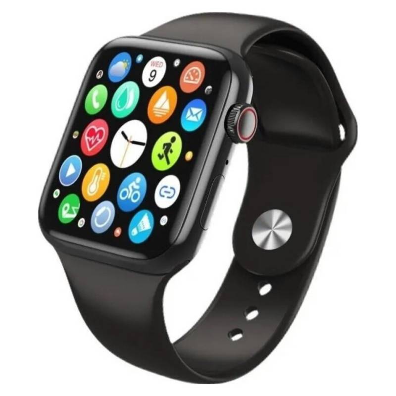 Smart Watch T500 Negro Contesta Llamadas Bluetooth - Ritmo Cardiaco - Redes sociales Favoritas.