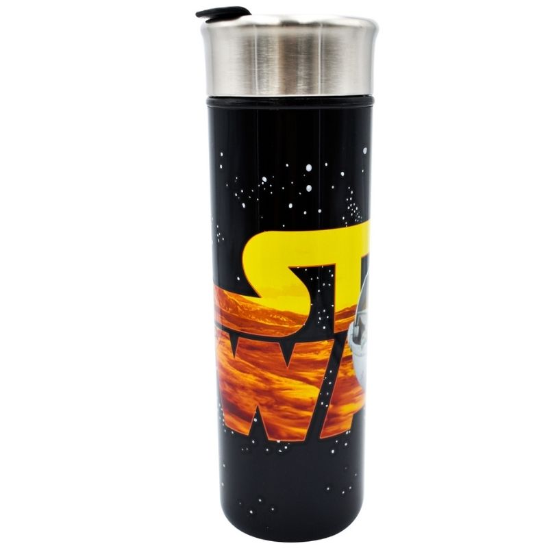 Fun Kids 2415-3493 Termo de Acero Inoxidable Baby Yoda Mandalorian Star Wars 430 ml