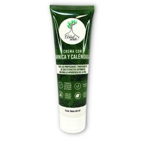 Crema Árnica Caléndula 60 Ml Efecto Tonificante Vegano