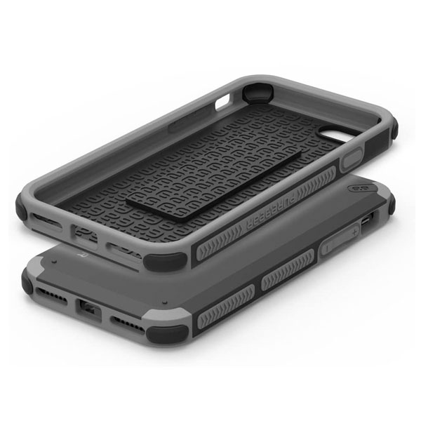 Funda para SE 2g iPhone 8 y iPhone 7 Dualtek Puregear Grado Militar Negro